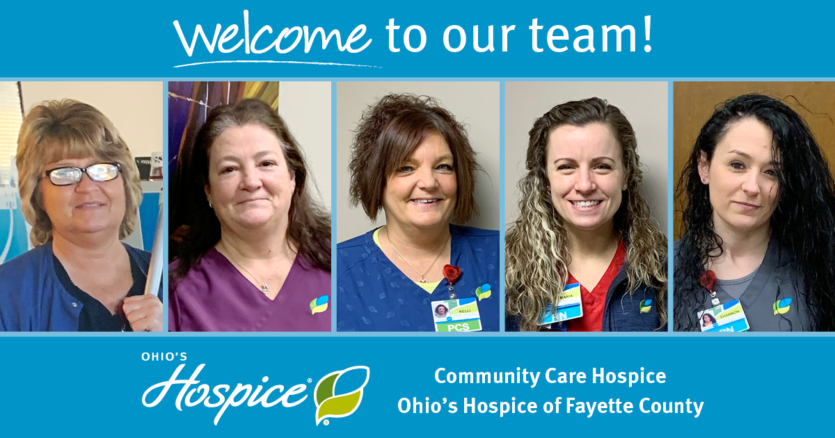 Welcome to our team! - Community Care Hospice