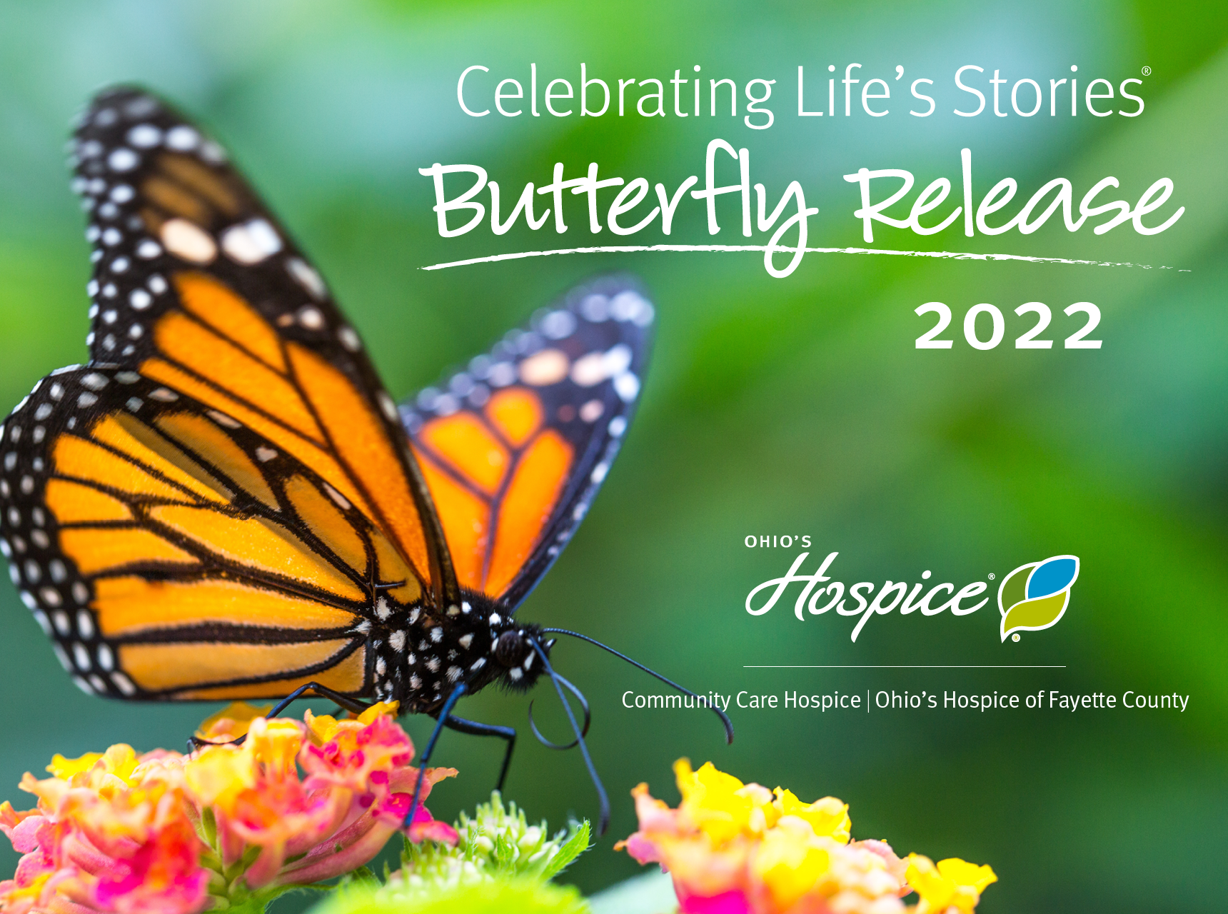 Community Care Hospice Ohio's Hospice of Fayette County Butterfly Release